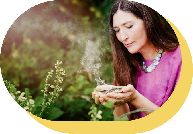 Adelheid Brunner von Altes Wissen beim Räuchern